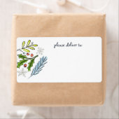 Vrolijk kerstfeest met Blank Etiket (Insitu)