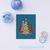 Vrolijk kerstfeest met buffels en luipaard flyer (Enkel)