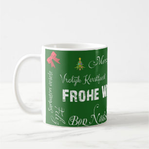 Vrolijk kerstfeest met heißer Magie! Koffiemok