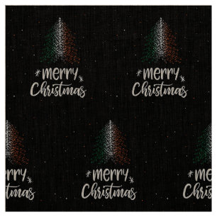 Vrolijk kerstfeest met Ierse vlag Stof