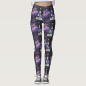 Vrolijk kerstfeest met kerstmis leggings (Voorkant)
