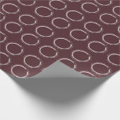 Vrolijk kerstfeest met One Circle Photo Chocolate Cadeaupapier (Hoek)