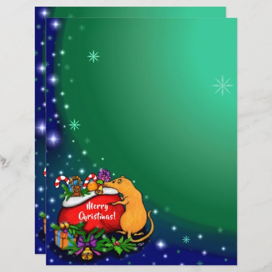 Vrolijk kerstfeest met Rat Prince (Voorkant / Achterkant)