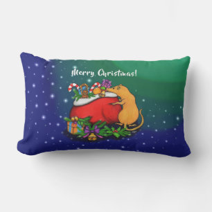 Vrolijk kerstfeest met Rat Prince Buitenkussen