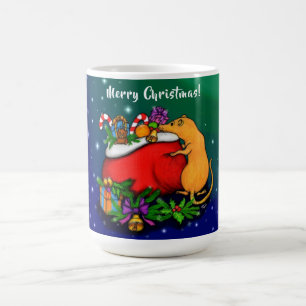 Vrolijk kerstfeest met Rat Prince Magische Mok