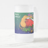 Vrolijk kerstfeest met Rat Prince Matglas Bierpul (Voorkant rechts)