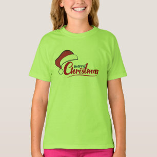 Vrolijk kerstfeest met Santa Hat T-Shirt