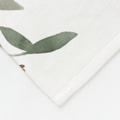 Vrolijk kerstfeest met waterverf fleece deken (Hoek)