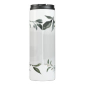 Vrolijk kerstfeest met waterverf thermosbeker (Achterkant)