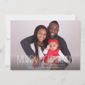 Vrolijk Kerstfeest Minimalist H Foto 1F (Voorkant)