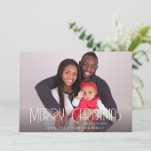 Vrolijk Kerstfeest Minimalist H Foto 1F (Staand voorkant)