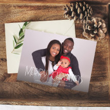 Vrolijk Kerstfeest Minimalist H Foto 1F