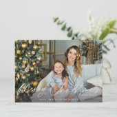 Vrolijk Kerstfeest Minimalist H Foto 4B (Staand voorkant)