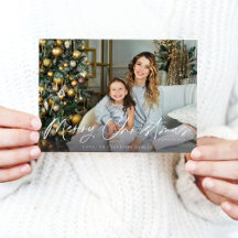 Vrolijk Kerstfeest Minimalist H Foto 4B