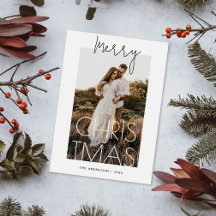 vrolijk kerstfeest | Minimalistische moderne foto