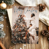 Vrolijk kerstfeest Modern Minimalistische kaart do