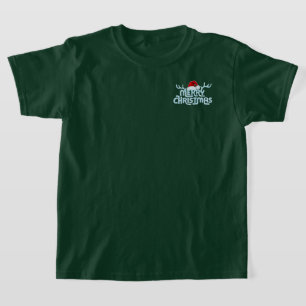 Vrolijk Kerstfeest Modern Trendy Familie Matching T-shirt