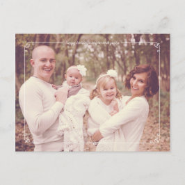 Vrolijk Kerstfeest Moderne Foto Vakantie Briefkaar Feestdagenkaart