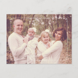 Vrolijk Kerstfeest Moderne Foto Vakantie Briefkaar Feestdagenkaart