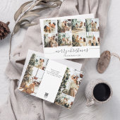 Vrolijk kerstfeest Moderne Kaart voor fotocollage