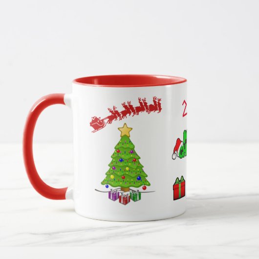 Vrolijk kerstfeest mok (Links)