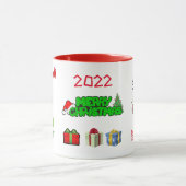 Vrolijk kerstfeest mok (Midden)