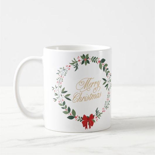 Vrolijk kerstfeest mok (Links)