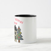 Vrolijk kerstfeest mok (Midden)