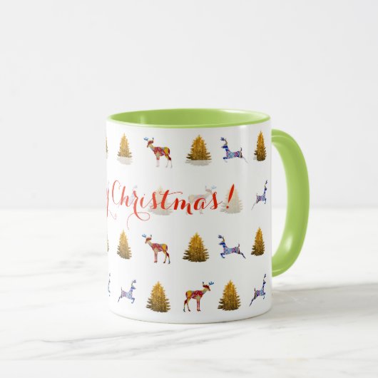 Vrolijk kerstfeest Mok (Voorkant rechts)