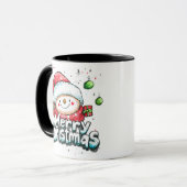 Vrolijk kerstfeest mok (Voorkant links)