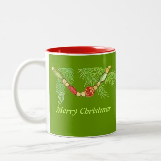 Vrolijk kerstfeest Mok (Links)