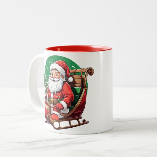 Vrolijk kerstfeest Mok (Voorkant links)