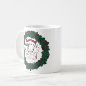 Vrolijk kerstfeest Mok (Voorkant links)