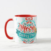 Vrolijk kerstfeest mok (Links)