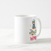 Vrolijk kerstfeest Mok met 2 design (Voorkant rechts)