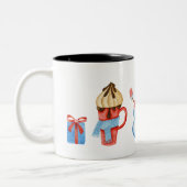 Vrolijk kerstfeest mok Snowman (Links)