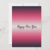 Vrolijk kerstfeest, mooi nieuwjaar, eenvoudig Fees Kaart (Achterkant)