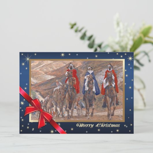 Vrolijk kerstfeest. Mooie kerstkaarten Feestdagenkaart (Staand voorkant)