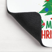 Vrolijk kerstfeest muismat (Hoek)