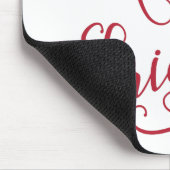 vrolijk kerstfeest muismat (Hoek)