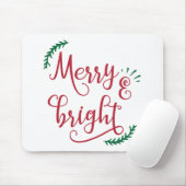 vrolijk kerstfeest muismat (Met muis)