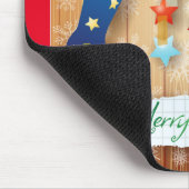 Vrolijk kerstfeest muismat (Hoek)