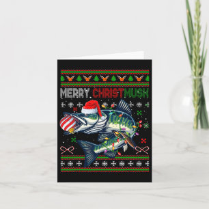 Vrolijk Kerstfeest Musky Santa Musky Xmas Kostuum Kaart
