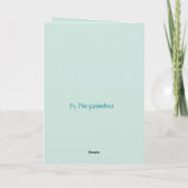 Vrolijk kerstfeest naar kleindochter kaart (Achterkant)