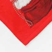 Vrolijk kerstfeest Nice 25 december 2010 Fleece Deken (Hoek)