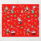 Vrolijk kerstfeest Nice 25 december 2010 Likeurfles Etiket (Enkel label)