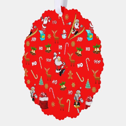 Vrolijk kerstfeest Nice 25 december 2010 Ornament Kaart (Links)