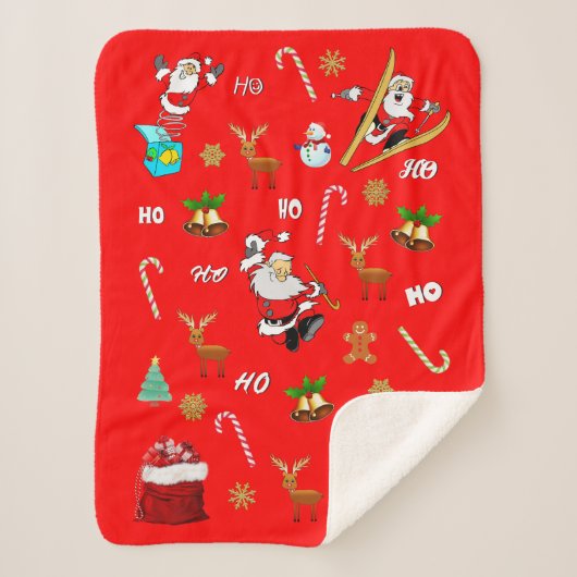 Vrolijk kerstfeest Nice 25 december 2010 Sherpa Deken (Voorkant)