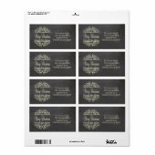 Vrolijk kerstfeest Nieuw vakantielabel Etiket (Full Sheet)