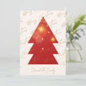 Vrolijk kerstfeest nieuwjaar feestdag (Staand voorkant)